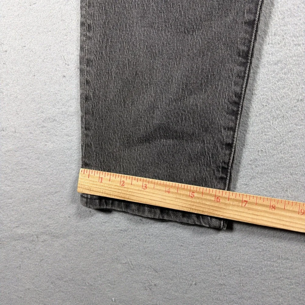 Madewell The Perfect Vintage Jean Women 30 High‎ Rise Tapered Black Minimalist